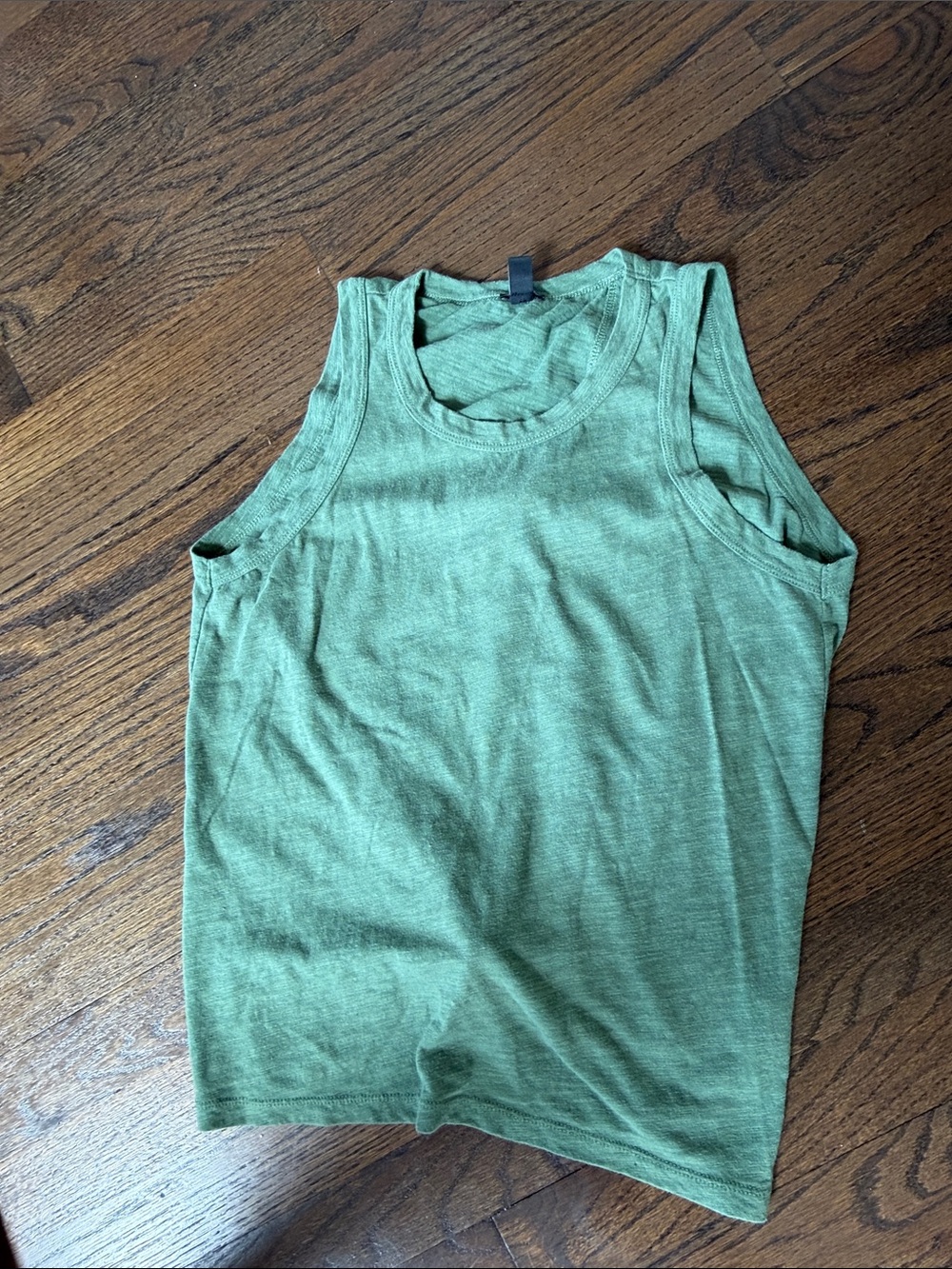 J crew Women’s Sleeveless Tank Top with open knot back - Olive Green